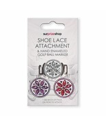 Surprizeshop Shoe Lace Attachment and 3 Hand Enameled Crystal Golf Ball ... - $377.18 MXN