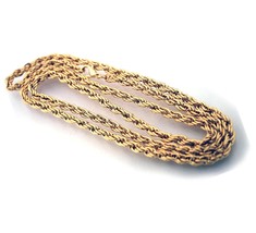 Imports Goldtone Rope Style Chain Necklce - £87.71 GBP
