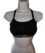 Under Armour Women UA Crossback Sports Bra Black Size Small Mid Bra - $157.65 MXN