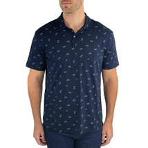 Jachs New York Men&#39;s Size XL Pima Cotton Navy Palm Tree Short Sleeve Shirt NWT - £14.38 GBP