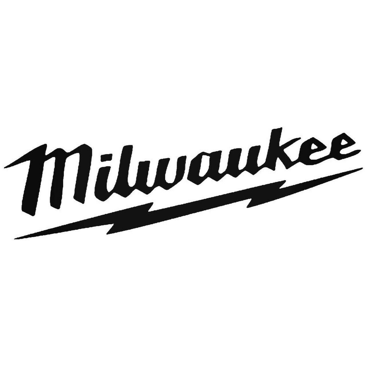 2x Milwaukee Logo Vinyl Decal Sticker Different colors & size for Cars/Window