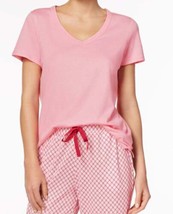 Nautica Womens V Neck T-Shirt Color Pink Size S - £24.01 GBP