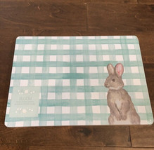 Set of 4 Easter Spring Colorful cork Placemats New 16”x12” Plaid - £26.45 GBP