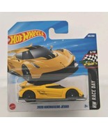 Hot Wheels 2025 Case E 2020 Koenigsegg Jesko YELLOW #125 Protector FREE - $6.58