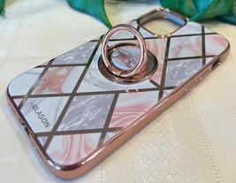 i-Blason Cosmo Hardshell iPhone 12 Mini Case Holder Cell Phone Cover Ring Holder - £8.97 GBP