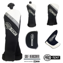 PRO - TEKT. PREMIUM GOLF DRIVER, FAIRWAY, HYBRID OR PUTTER HEADCOVER. BL... - €17,13 EUR