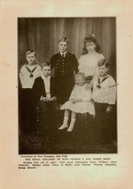 Antique 1910 Print The Life Of King Edward VII and Career of King George... - $403.20 MXN