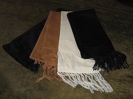 Set or 4 scarves, shawls made of alpacawool fabric - $68.00