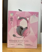 Razer Kraken Kitty V2 USB Headset w RGB Kitty Ears - Quartz Pink - $45.95