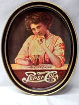 Vintage PEPSI COLA 14.5&quot; x 11.5&quot; Metal Advertising Serving Tray - 1970s ... - $21.33 CAD