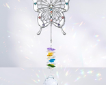 Mothers Day Gifts for Mom Wife, Butterfly Suncatcher Crystal Ornament fo... - £29.19 GBP