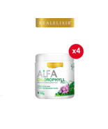 4X Real Elixir Alfa Chlorophyll plus Natural Fiber Detox Drink Healthy S... - £82.10 GBP