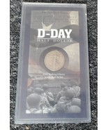 1944 D D-Day Walking Liberty Half Dollar Encased in plastic w/ COA - $34.17 CAD