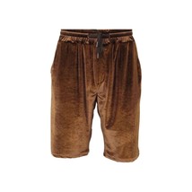 Men 2pc Stacy Adams leisure jogging suit Shorts Set Summer 3820 Brown Velvet image 2