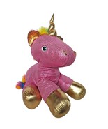 Dan Dee Sparkle Unicorn Large Plush Pink Sequin Stuffed Animal Valentine... - $40.18
