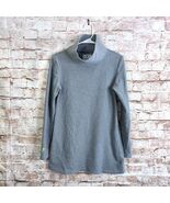 Dudley Stephens Cobble Hill Turtleneck Vello Fleece in Gray Size Small - $1,271.06 MXN