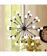 Sputnik Chandelier 32-Light Black Morden Pendant Light for Living Room B... - $174.99