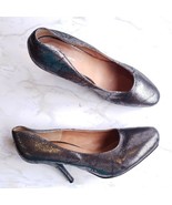 Dries Van Noten Size 38.5 Dark Distressed Pewter High Heels Metallic - €34,26 EUR Dries Van Noten Size 38.5 Dark Distressed Pewter High Heels Metallic - €34,26 EUR