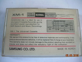 Rare Vintage Samsung XM-1 C90 Cassette  2x45 min - $6.92