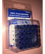 vinyl plug anchors blue 233-1230 - £12.51 GBP