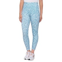 Evolution and Creation High-Waisted 7/8 Cropped Medium NWT Blue Cheetah Leggings - £10.87 GBP