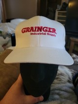 Vintage Nissin Snapback Trucker Grainger Industrial Supply Hat/Cap - £12.60 GBP