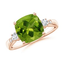 Authenticity Guarantee

ANGARA 2.97 Ct Cushion Peridot Solitaire Ring with Di... - £1,811.14 GBP