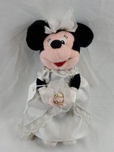 VINTAGE Disney Minnie Mouse 14&quot; Plush Bride Doll - £23.39 GBP