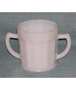 Vintage 1930s Hazel Atlas Colonial Block Open Sugar Bowl - White Milk Gl... - $9.53 CAD
