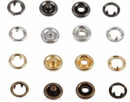Open Ring Prong Snaps Fasteners Cloth Buttons 9.5mm 11mm 13mm Baby Dummy... - $4.89+