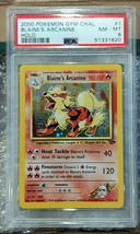 2000 Pokemon Gym Chal.  Blaine&#39;s Arcanine  -  Holo  PSA NM-MT 8 - £239.79 GBP