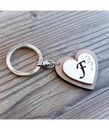 Wooden Alphabet Keyrings Unique gifts for women,Men, Children - $33.05 CAD