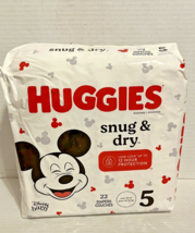 Huggies Snug &amp; Dry Baby Diapers Size 5 (27+ lbs) 22 CT - $259.65 MXN