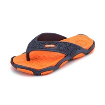 Men&#39;s Shoes Male Slippers Summer Flip Flops Orange 44 - £11.74 GBP