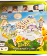 Disney Tinkerbell Tub Full of Games 6 Games on Wheels - NEW - $18.75