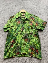 Bob Scott Hawaiian Style Button Up T-Shirt Mens Size Medium - £11.65 GBP