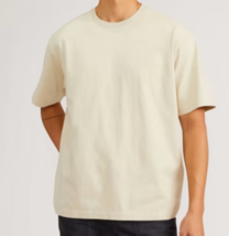 Everlane Men&#39;s Tee The Premium-Weight Relaxed Crew | Uniform In Pelican Size L - £15.71 GBP