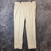 Polo Ralph Lauren Pants Mens 36x32 Chino Stretch Straight Twill Preppy F... - $18.03