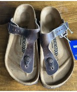 BIRKENSTOCK Gizeh Tobacco Habana BROWN Oiled LEATHER Sandal US 6 EU 37 - $108.65 CAD