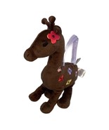 Vintage Gymboree Lovable Giraffe Brown Plush Purse - $363.42 MXN