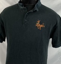 Vintage Cartoon Network Shirt Scooby Doo Embroidered Logo Medium Polo 90s - £15.62 GBP