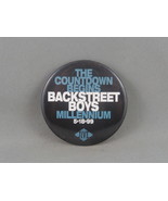Vintage Band Pin - Back Street Boys Countdown to Millennium- Celluloid Pin  - $346.79 MXN