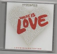 Mysto &amp; Pizzi Where is Love 2011 Promo CD 4 Track Remixes R3HAB - $7.95