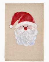 Santa Painted Christmas Tea Towel, 21&quot;&quot; x 14&quot; Mud Pie Home New - £15.81 GBP