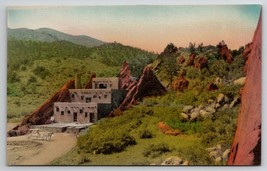 Hidden Inn Garden Of The Gods Colorado Springs Hand Colored Postcard P22 - £6.23 GBP