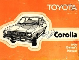 1979 Toyota COROLLA owner's owners manual book guide - $6.00