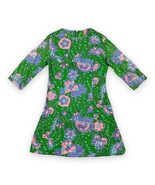 Vtg 60s 70s MOD PSYCHEDELIC Mini Go Go Boots Style Dress HIPPIE Colorful... - £58.39 GBP