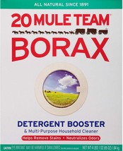 20 Mule Team Borax Detergent Booster &amp; Multi-Purpose Household Cleaner, 65 Ounce - £35.38 GBP