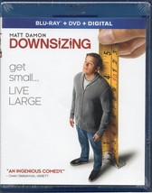 DOWNSIZING (blu-ray+dvd) *NEW* scientists shrink humans to save the planet - £6.78 GBP