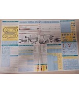 GM general Motors 1952 Employee Poster Fishing Lure 11 x 16&quot; VTG car col... - $375.38 MXN